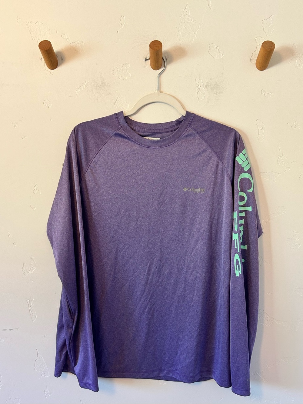 EUC Columbia PFG Women's Long Sleeve Purple Sz XL Omni Shade Fishing